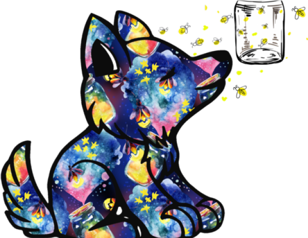 Firefly Clipart Whimsical - Dog - Png Download (640x480), Png Download