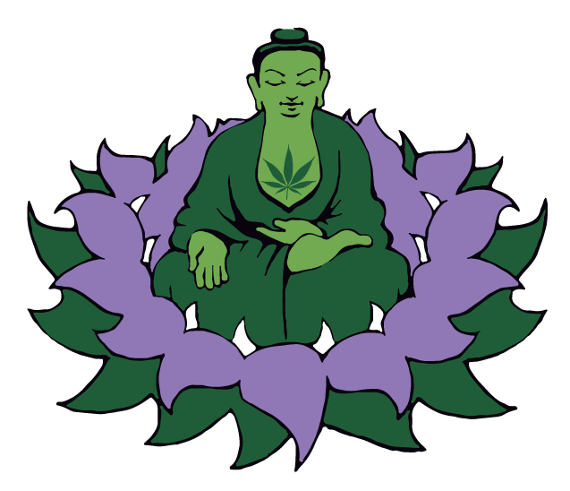Buddha Vector Halftonescreen - Cartoon Clipart (644x644), Png Download