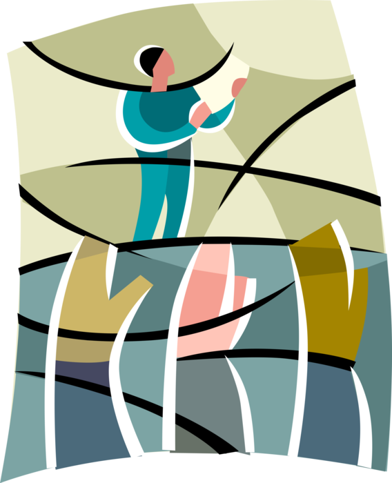 Vector Illustration Of Raising Hands In Support Of - Illustration Clipart (568x700), Png Download