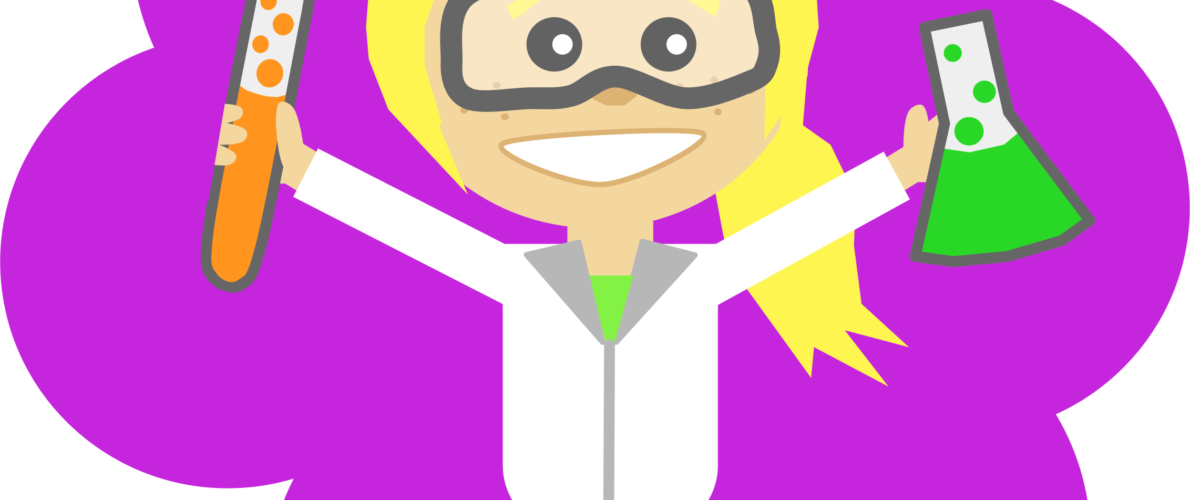 Science Girl With Ponytail - Science And Technology Clipart - Png Download (1190x500), Png Download