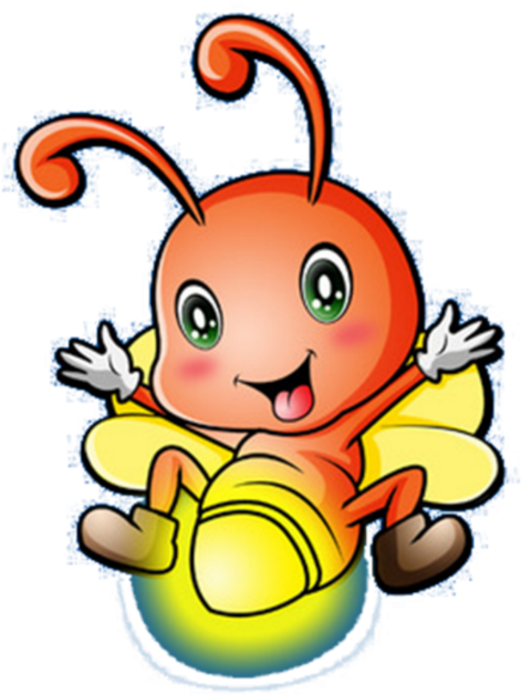 Mq Sticker - Firefly Cartoon Cute Clipart (1024x1024), Png Download