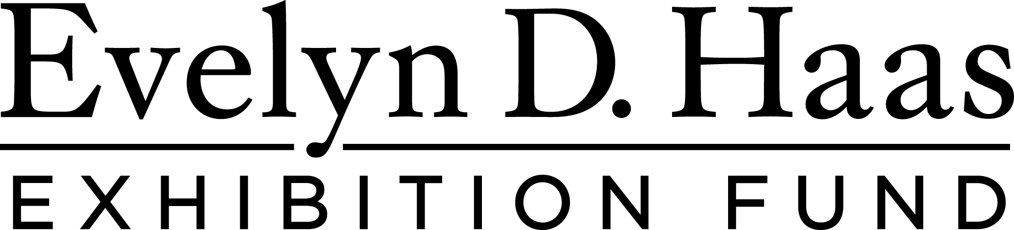 Evelyn Haas Exhibition Fund - Photography Logo Design Clipart (2064x470), Png Download