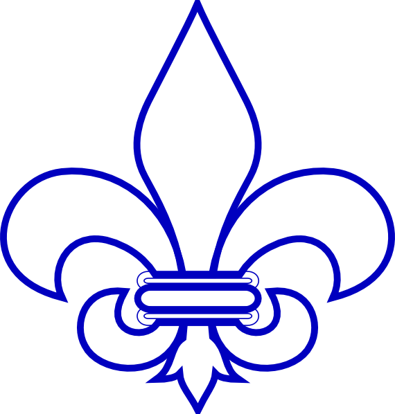Fleur De Lis 3 Clipart (570x598), Png Download