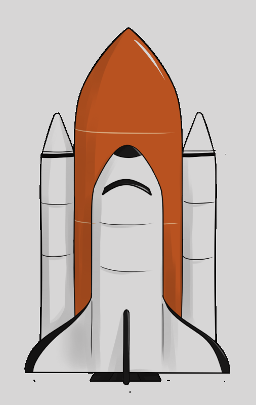 Space Shuttle Clipart - Png Download (506x800), Png Download