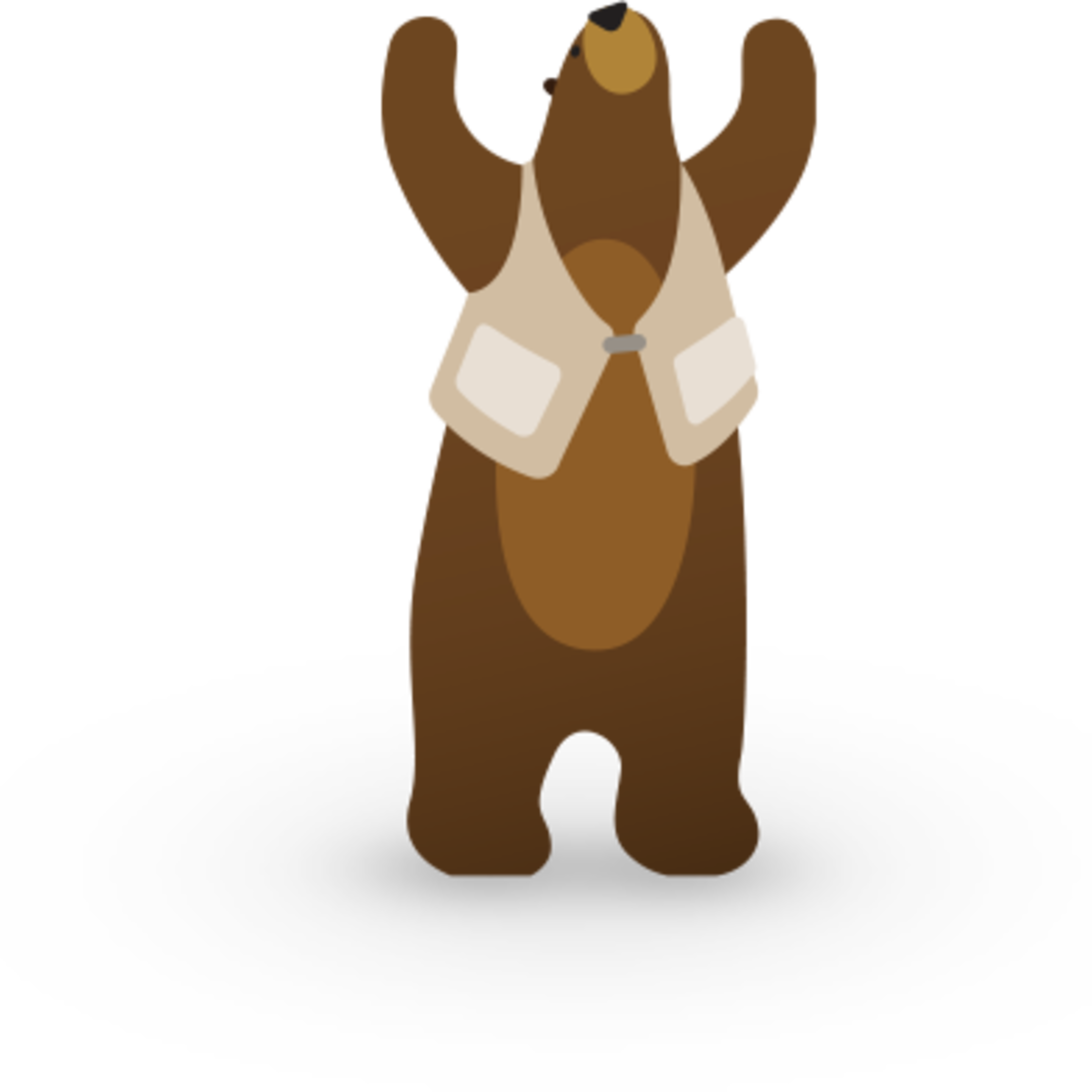 See January '19 Admin Meeting At Trailblazer Community - Brown Bear Clipart (2160x2160), Png Download