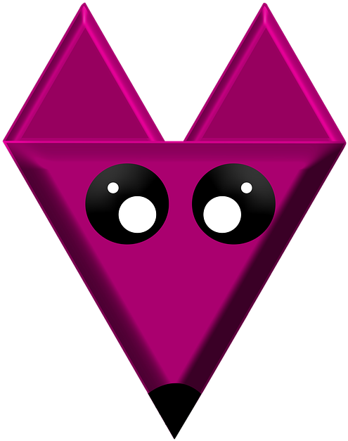 Fox Logo Png - Фиолетовый Логотип Пнг Clipart (720x720), Png Download