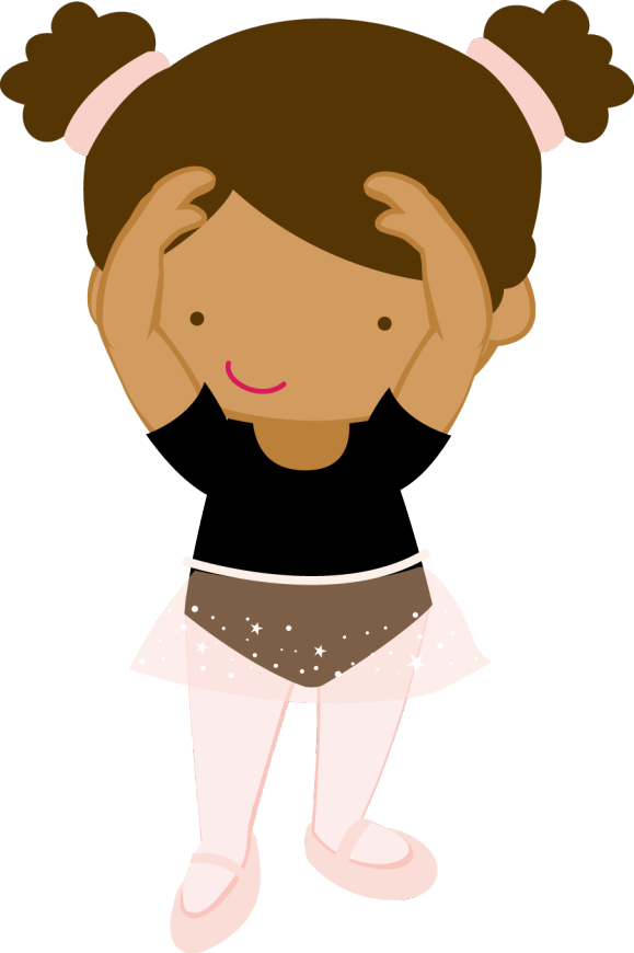 Zwd Balletgirl02 - Descarga - 4shared - Desenho De Bailarina Morena Png Clipart (579x870), Png Download