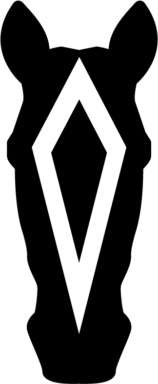 Logo Design By Pixl For This Project - Diamond Horse Clipart (1200x1000), Png Download