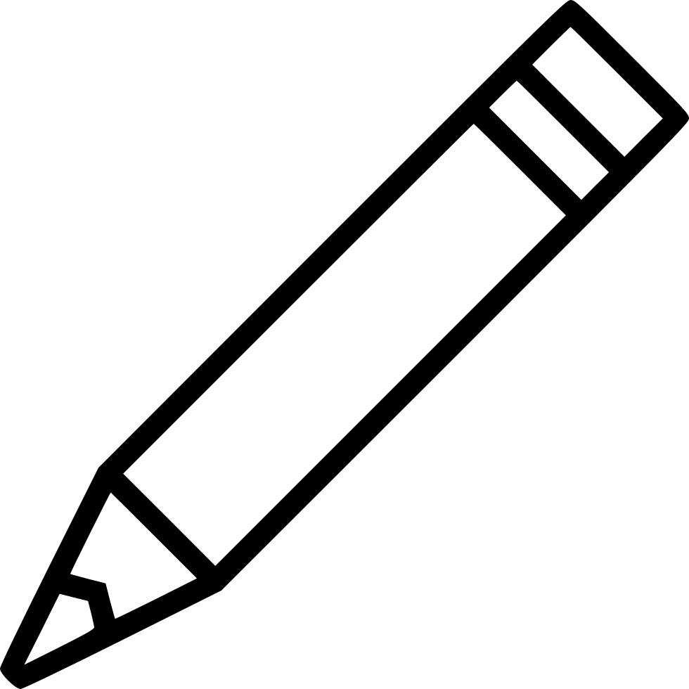 980 X 980 2 - Pencil Png Icon Clipart (980x980), Png Download