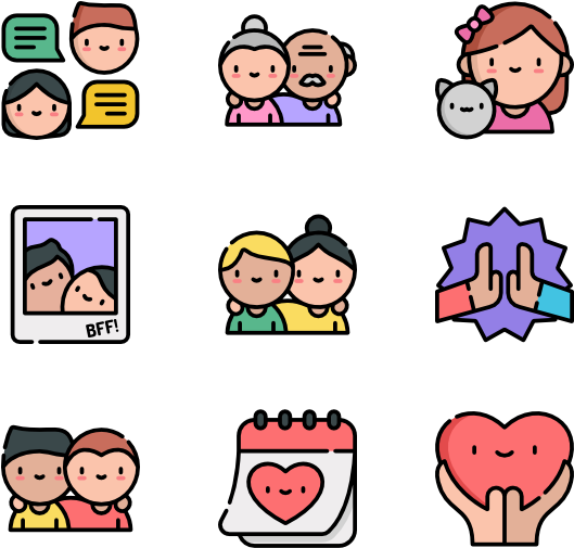 Friendship Clipart (600x564), Png Download