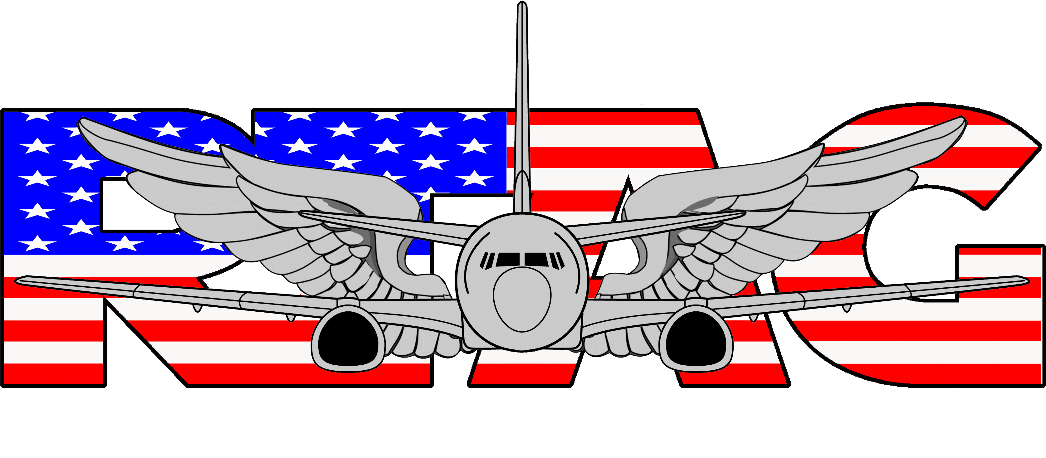 American Rtag White Bountiful Flight Ⓒ - Airliner Clipart (3500x2244), Png Download