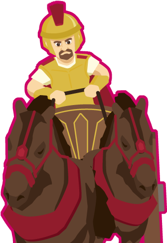 What Was Life Like In Ancient Rome - Cartoon Clipart (1008x567), Png Download