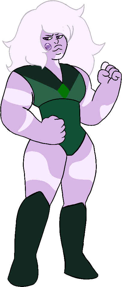 I Moved Her Gem To Her Cheek Since It Looked Too Wierd - Cartoon Clipart (768x1024), Png Download