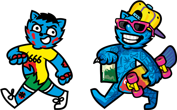 Laser B / Russia Behance / Instagram - Cartoon Clipart (720x470), Png Download