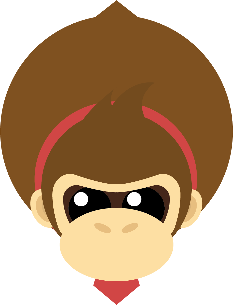 Donkey Kong - Cartoon Clipart (1419x1419), Png Download
