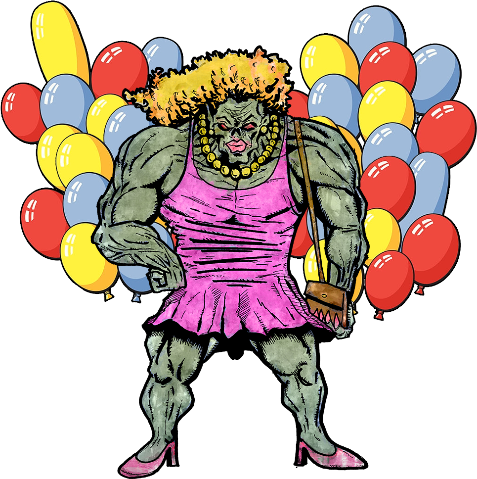 Helot Drag Baloons Clipart (1000x1000), Png Download