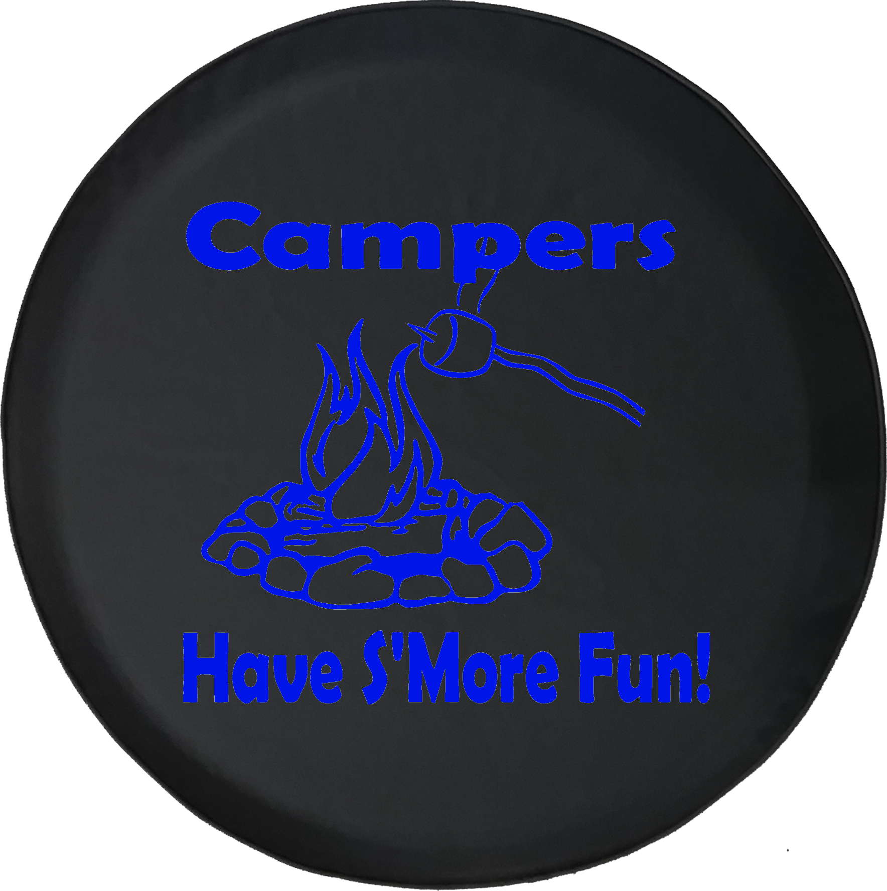 Campers Have S'more Fun Camping Travel Trailer Campfire Clipart (1768x1777), Png Download