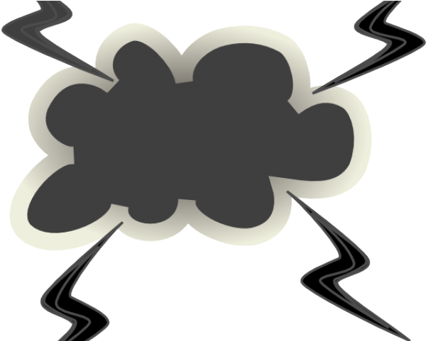 Lightening Clipart Lightning Cloud - Clip Art - Png Download (640x480), Png Download