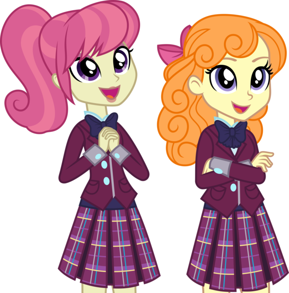 Ambassad0r, Clothes, Crystal Prep Academy Uniform, - Orange Sherbette Mlp Clipart (592x600), Png Download