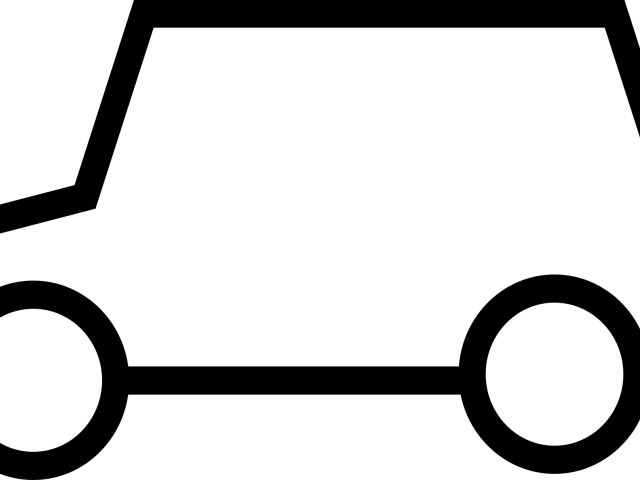 Vehicle Clipart Clip Art - Black And White Clipart Car - Png Download (640x480), Png Download