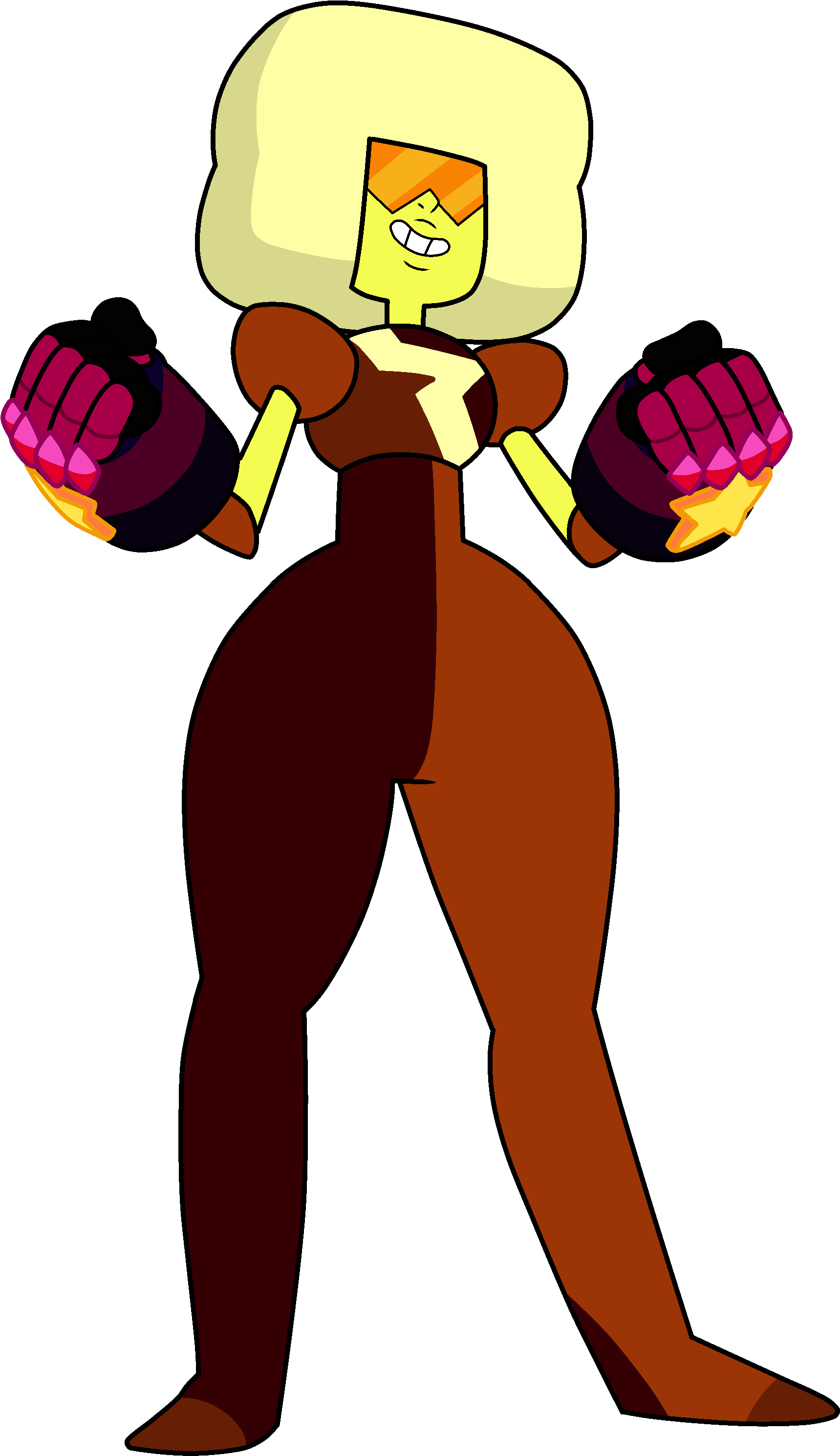 Stevens Universe Black Girl , Png Download - Steven Universe Peridot New Form Clipart (1719x2978), Png Download