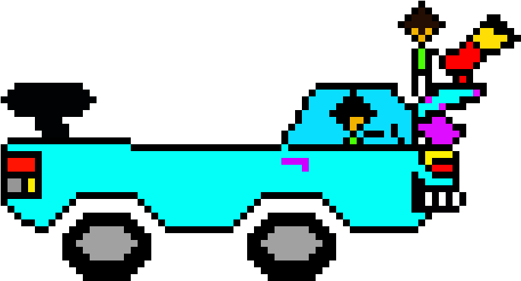 A Car With A Cannon V2 Clipart (1010x520), Png Download