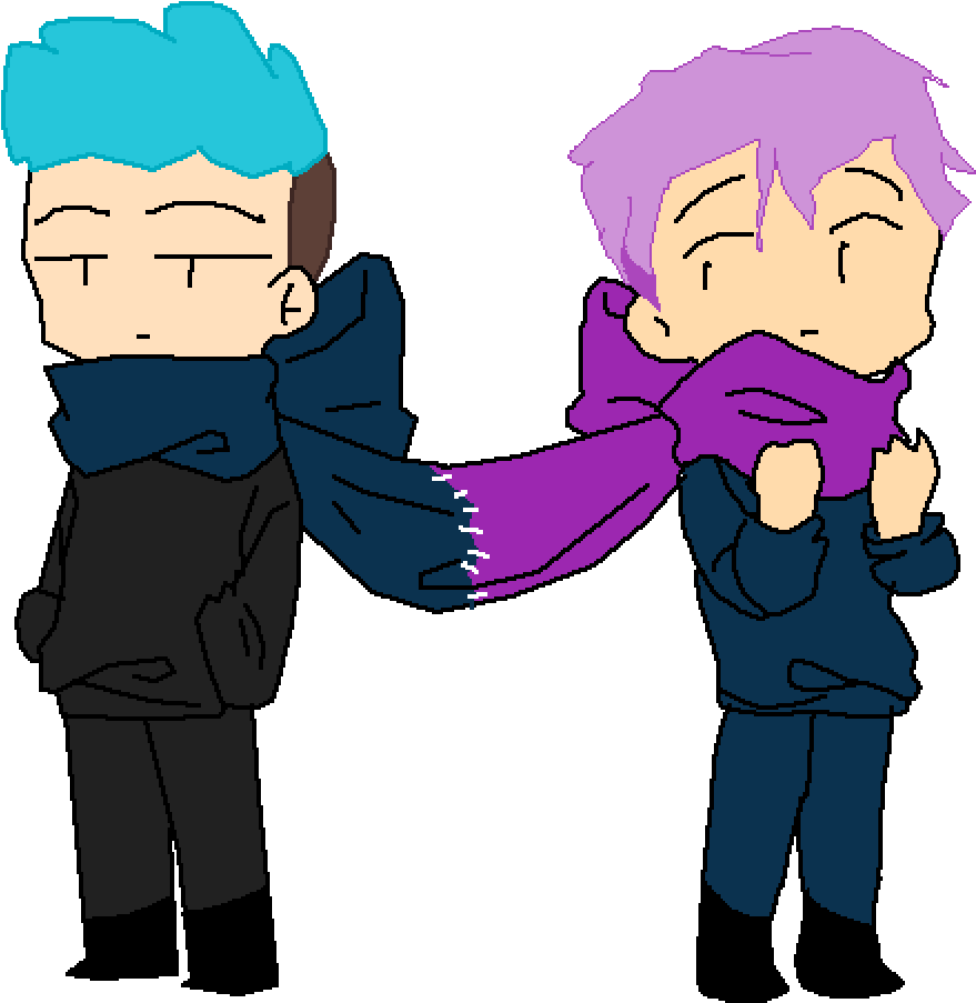 Collab With Me And My "brother" - Cartoon Clipart (960x960), Png Download