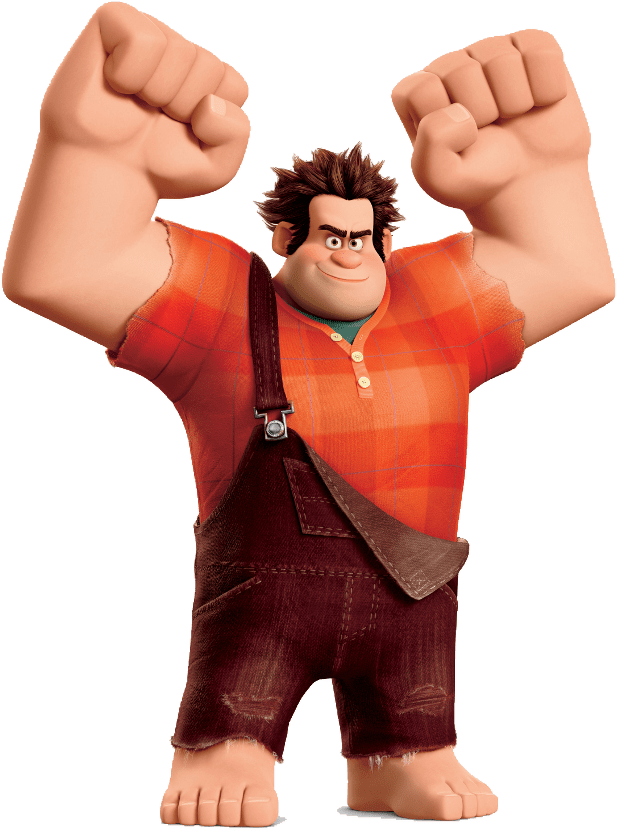 Ralph Fists In The Air Wreck It Ralph Png Clipart Full Size Clipart