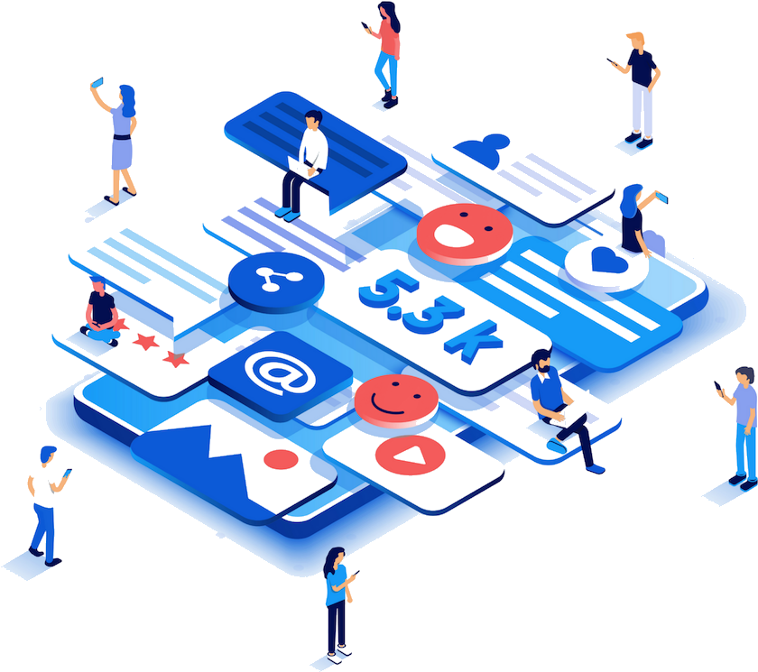 Marketing - Flat Design Clipart (1080x1080), Png Download