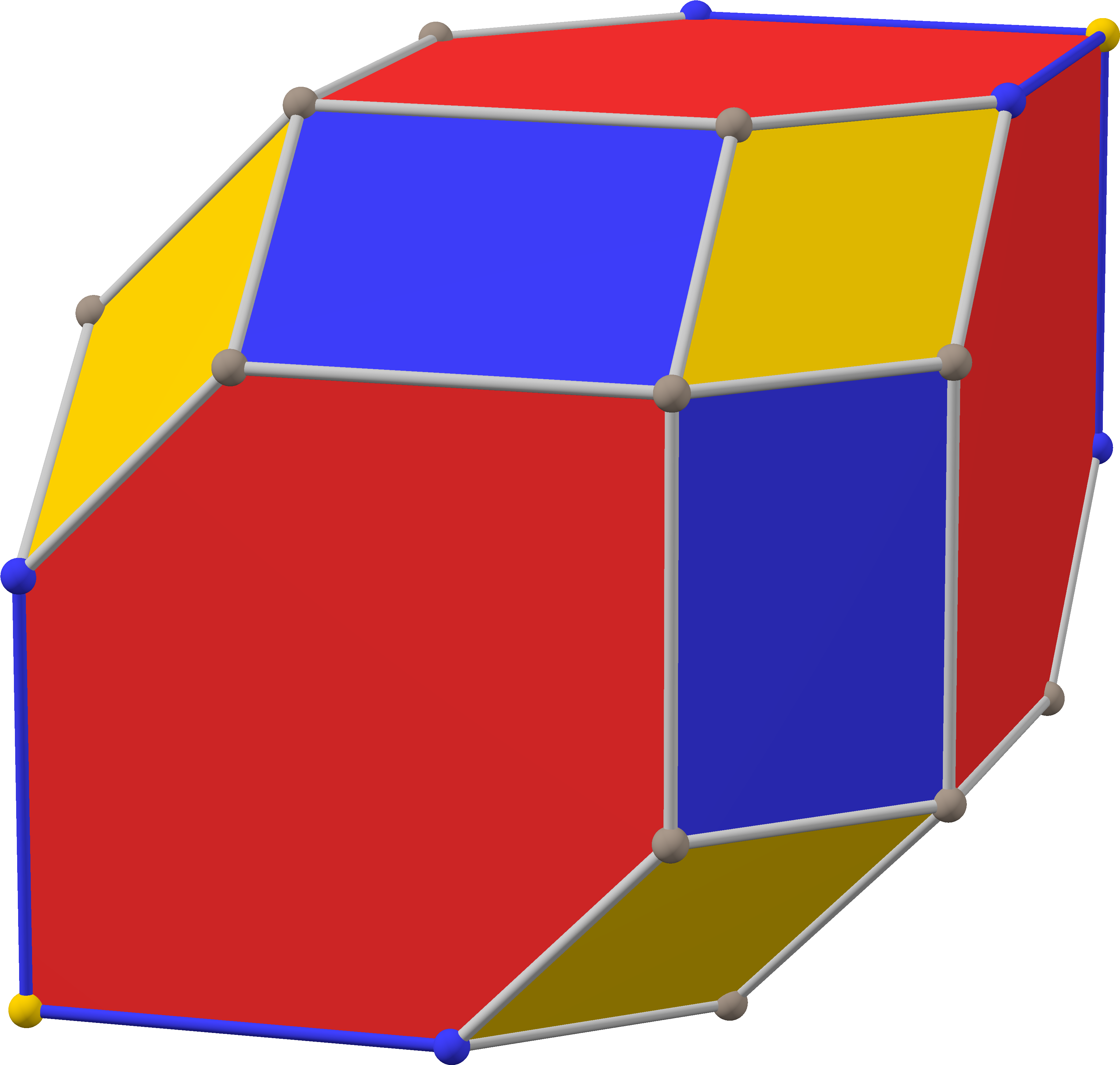 Concertina Cube With Direction Colors Clipart (3932x3764), Png Download