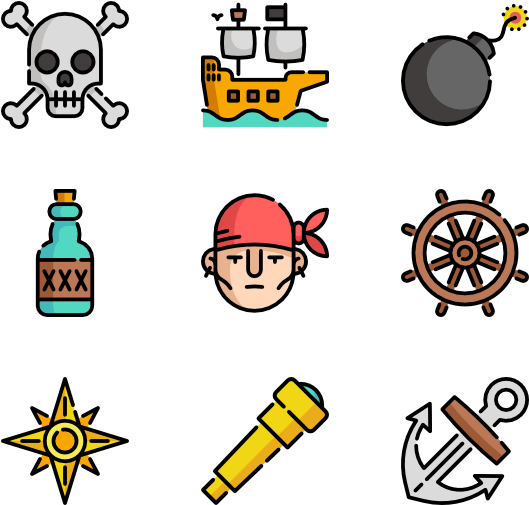 Pirates - Avengers Kawaii Clipart (600x564), Png Download