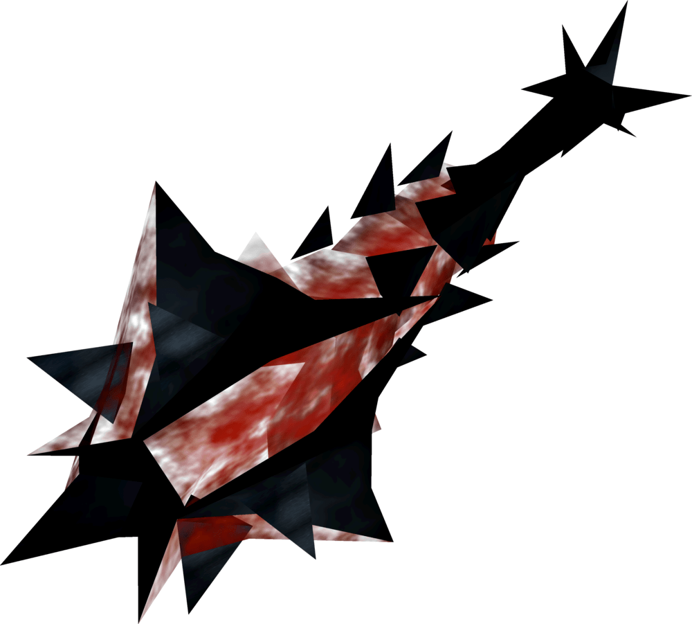 Hand Drygore Mace Blood Runescape Wiki Fandom Clipart (1000x901), Png Download