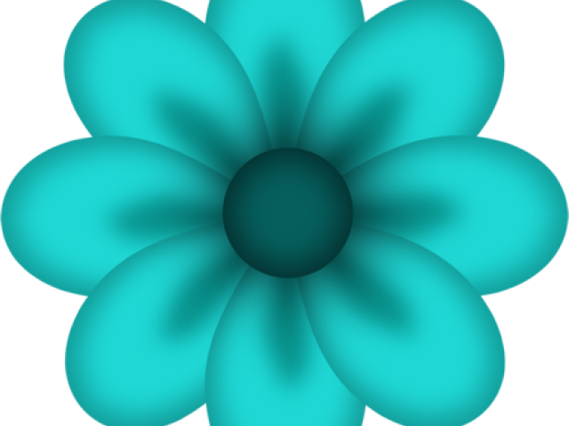 Blue Flower Clipart Flower Power - Png Download (640x480), Png Download