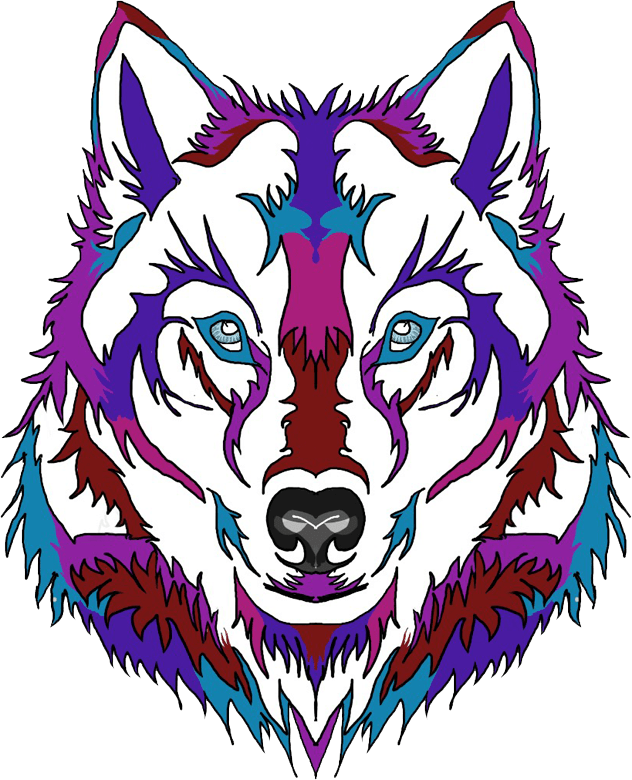 Wolf Training - Cartoon Clipart (632x780), Png Download