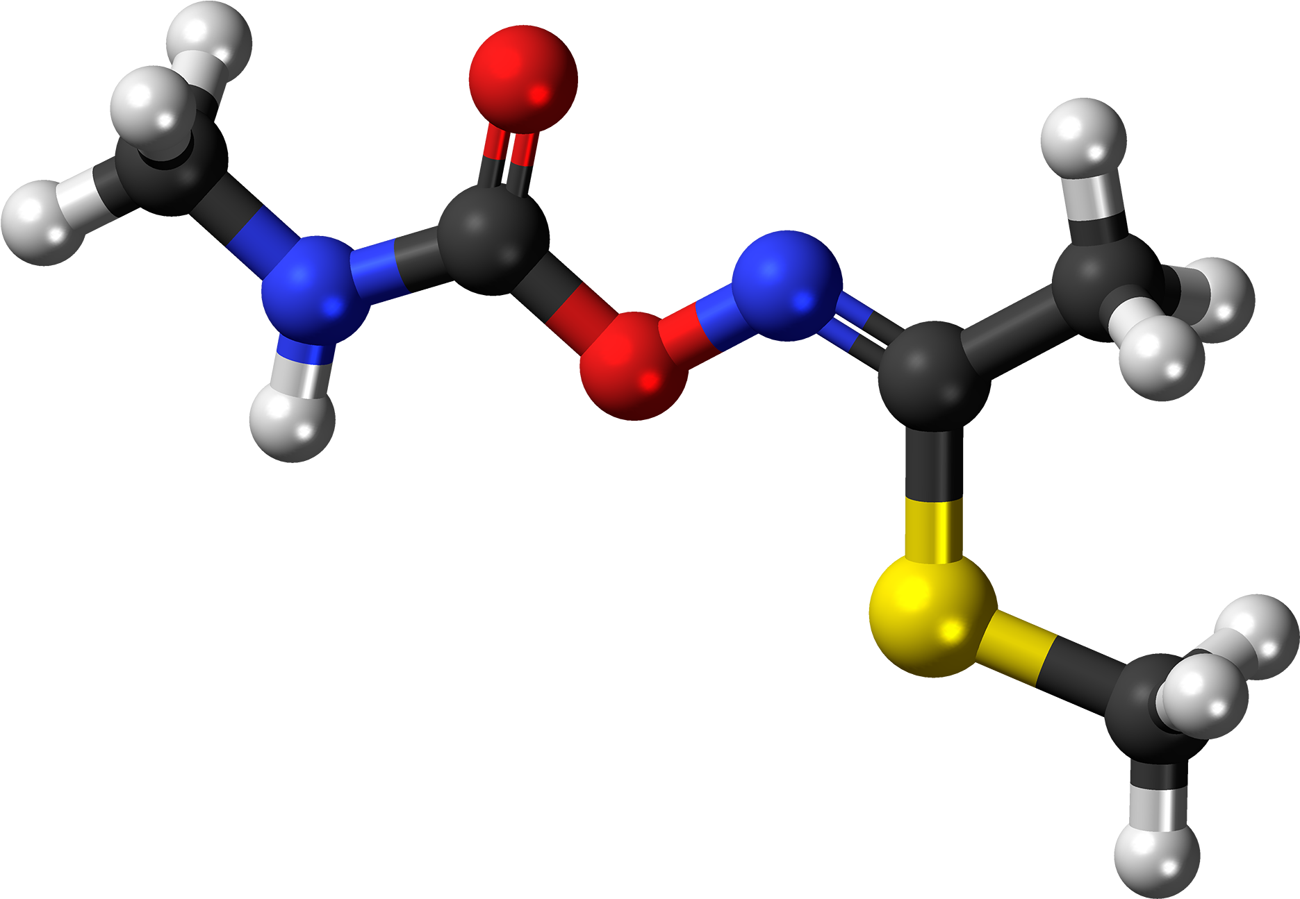 -methomyl Molecule Ball - M Xylene Ball And Stick Clipart (2000x1424), Png Download
