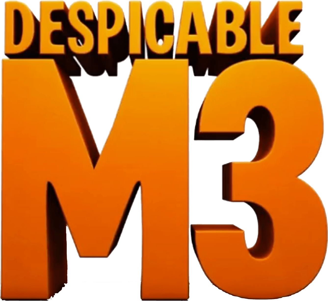 Despicable Me 3 Logo - Despicable Me 3 Logo Png Clipart (1337x1227), Png Download