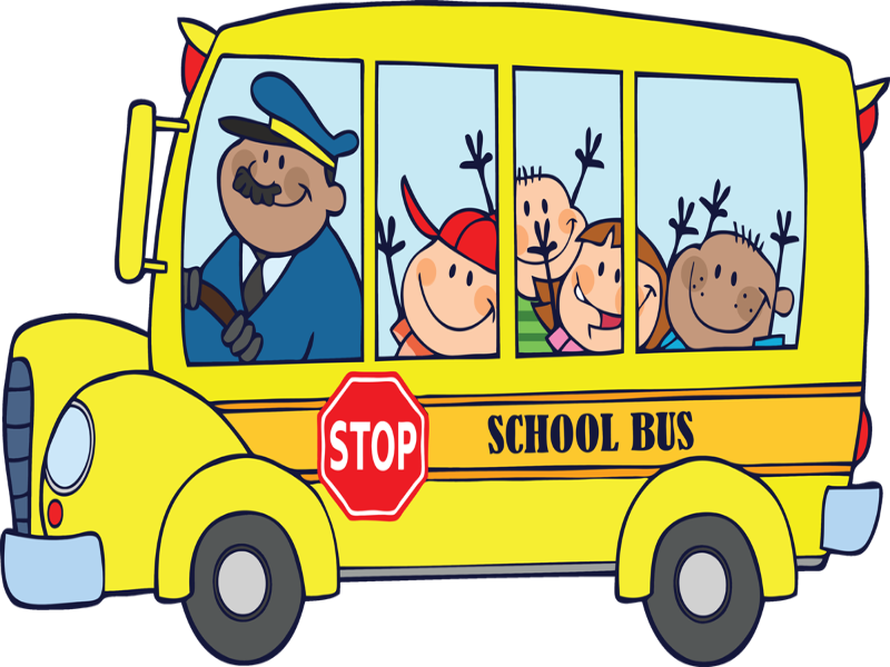 Please Make All Transportation Changes Before - Ride A Bus To School Clipart (800x600), Png Download