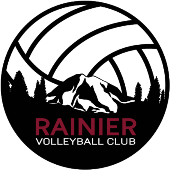 Rainier Volleyball Club Clipart (600x600), Png Download