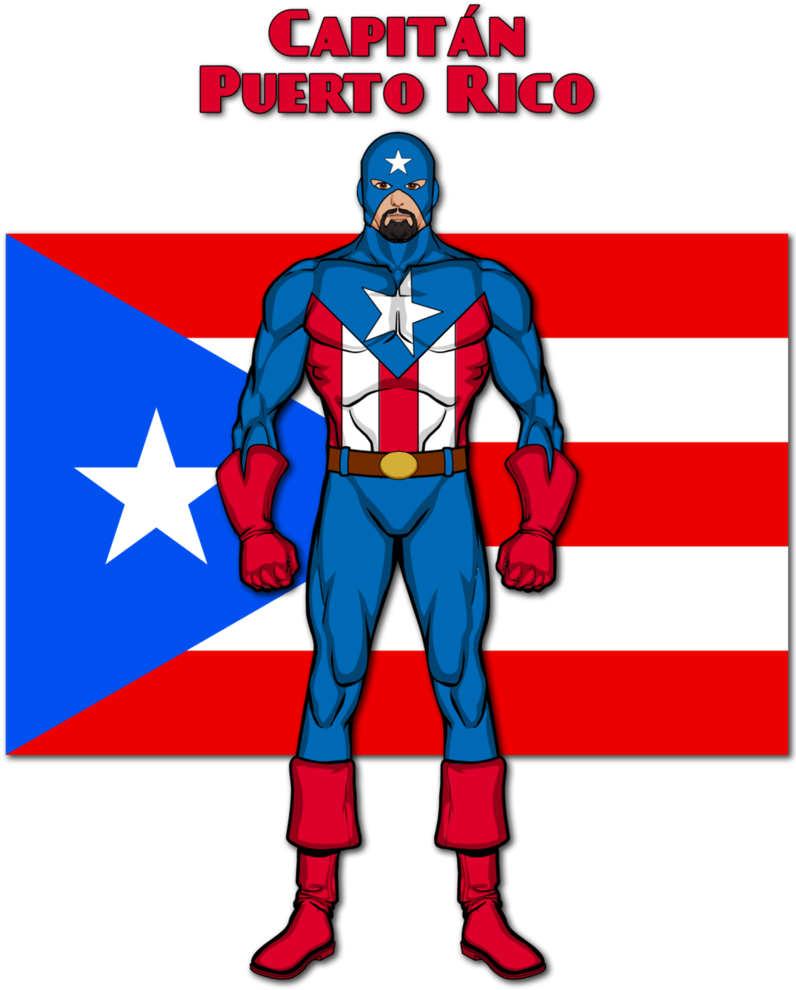 Capitan Puerto Rico Clipart (798x1001), Png Download