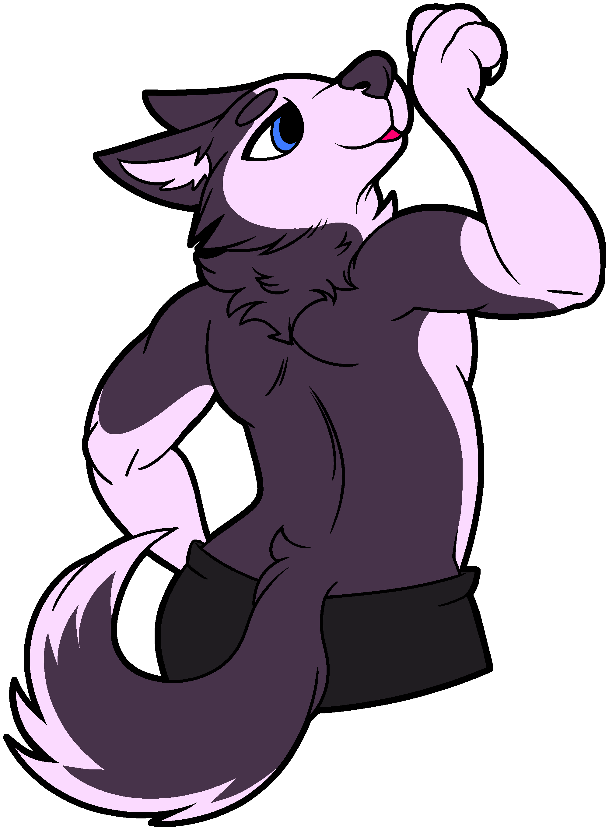 Safe"🐺 A W O O 🐺" By Sir Scribble - Cartoon Clipart (2025x2750), Png Download