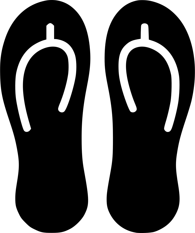 Flip Flops Comments - Flip Flop Svg Free Clipart (822x980), Png Download