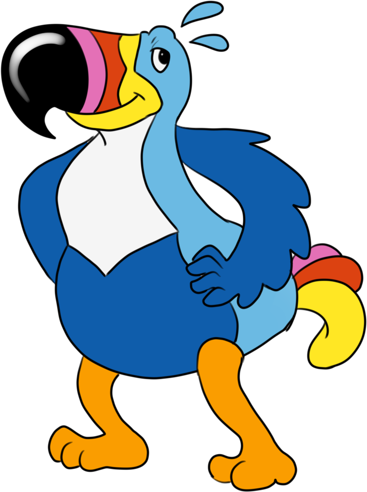 Toucan Sam Except Thicc - Cartoon Clipart (818x1012), Png Download