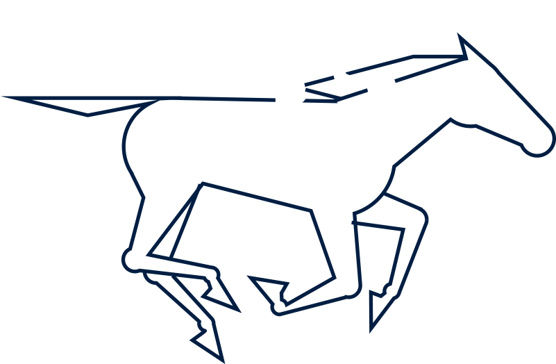 Thoroughbred - Line Art Clipart (801x524), Png Download