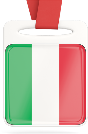 Illustration Of Flag Of Italy - Label Clipart (640x480), Png Download