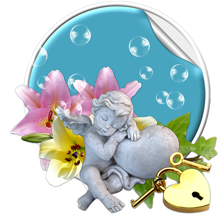 Cluster, Scrapbooking, Isolated, Cut Out, Lilies - Bouquet Clipart (720x720), Png Download