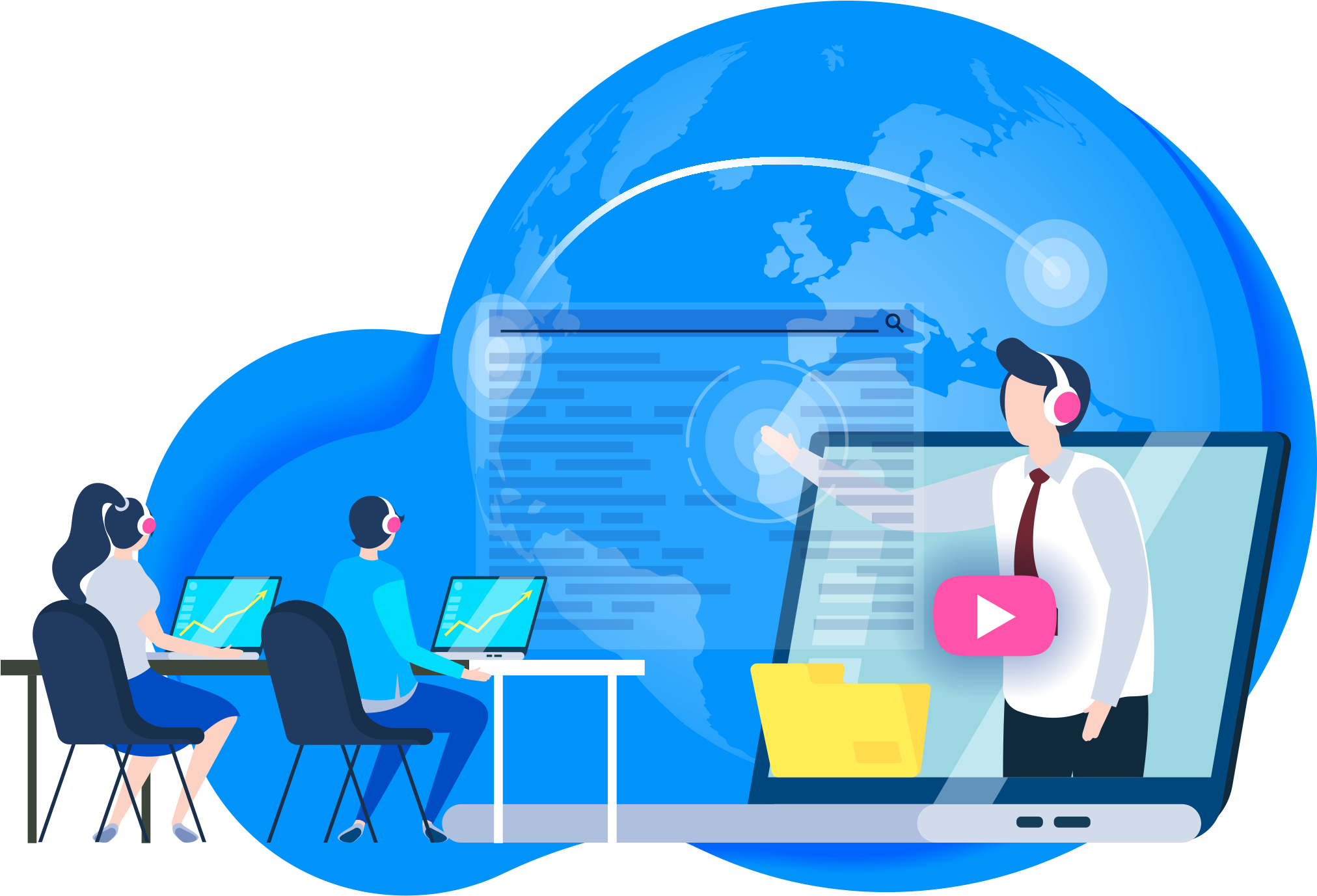 Flat Design Clipart (2023x1638), Png Download