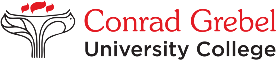 Horizontal Grebel Logo - Conrad Grebel University College Clipart (1000x313), Png Download