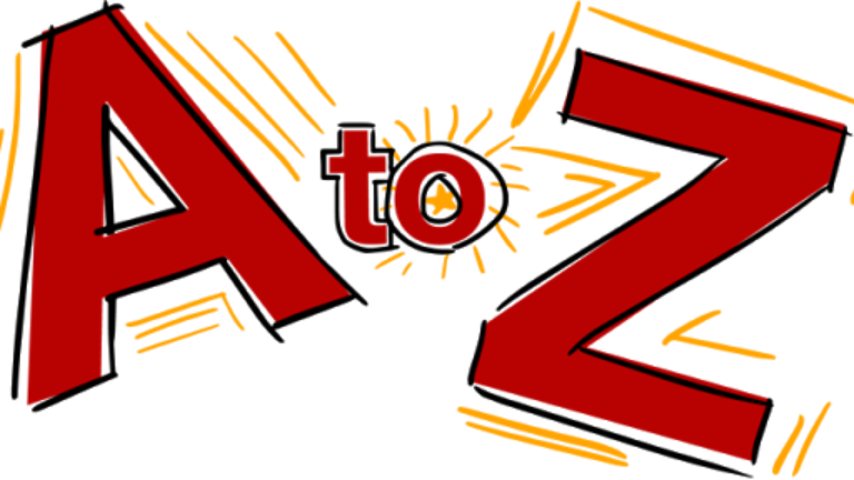 A To Z Best Topics Of 2016 For Essays And Gdpi - A Z Clipart (768x432), Png Download