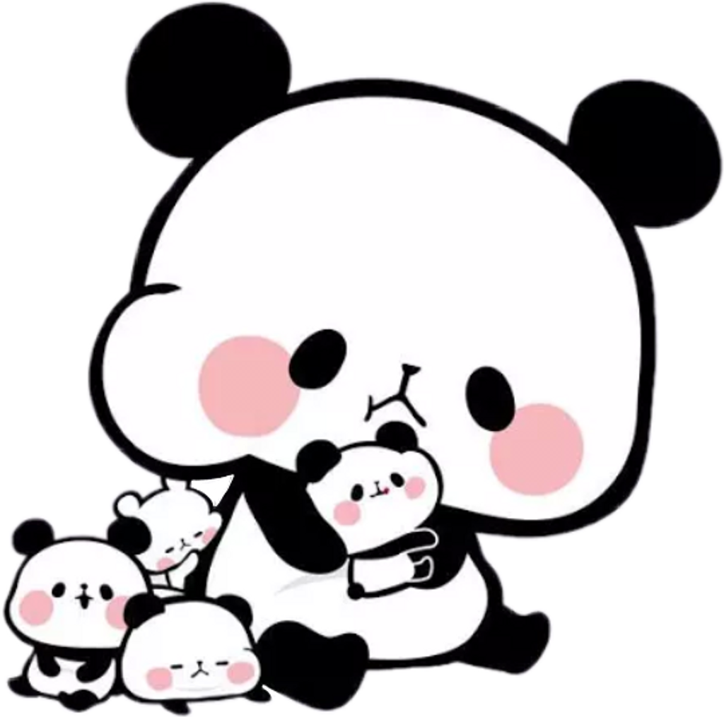 Family Sticker - Cartoon Clipart (1024x1015), Png Download