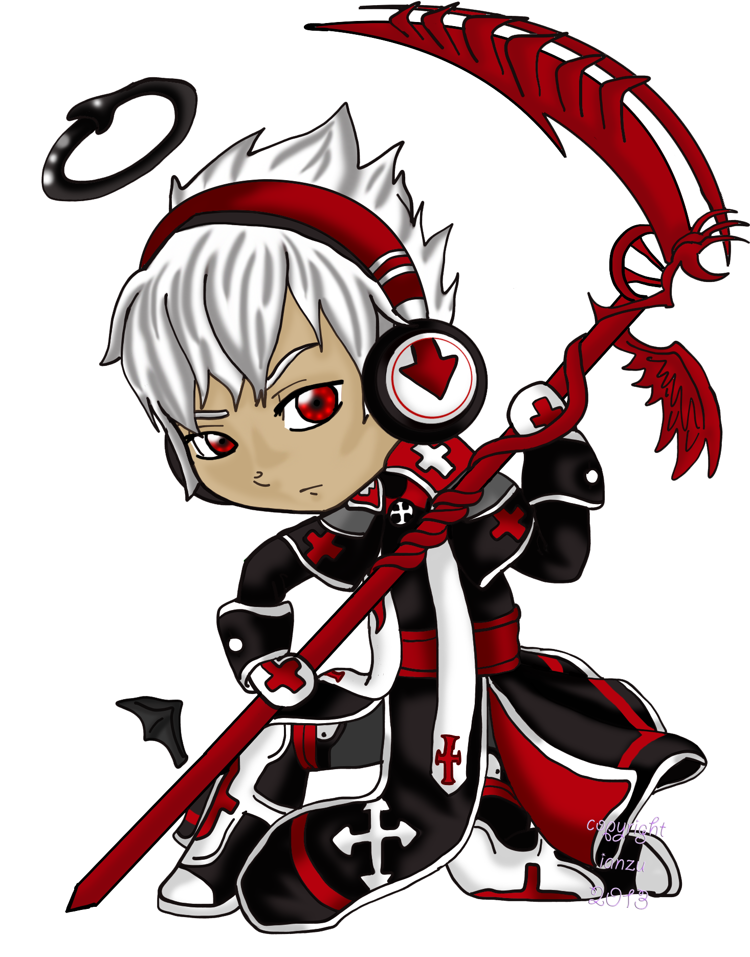 Mini Priest - Cartoon Clipart (1840x1904), Png Download